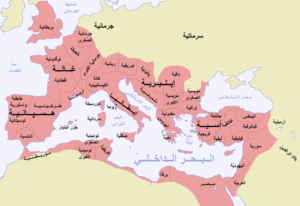 خريطة الحضارة الرومانية